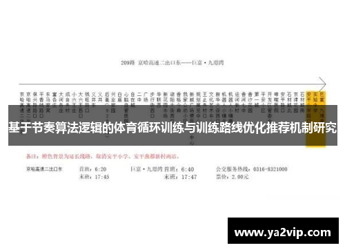 基于节奏算法逻辑的体育循环训练与训练路线优化推荐机制研究